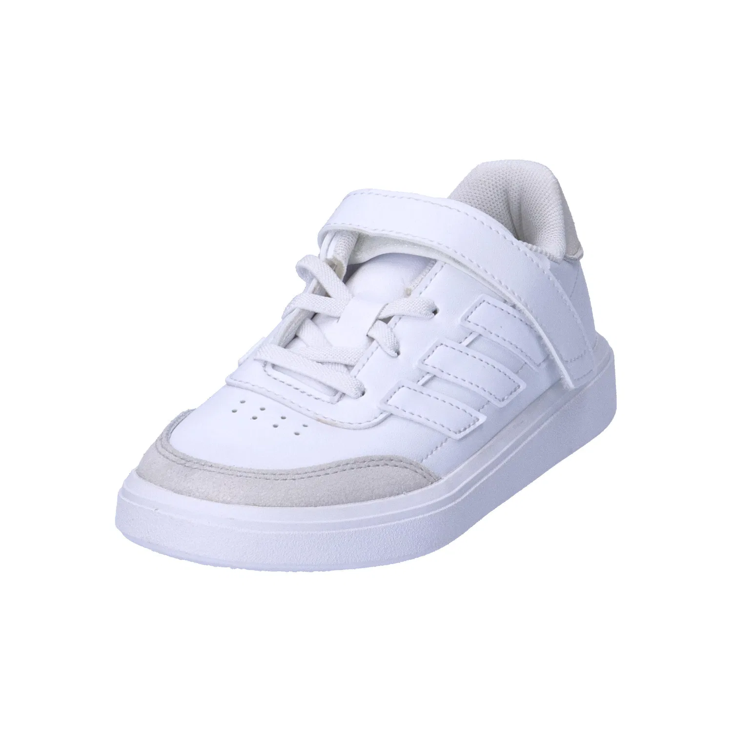 Детские кроссовки с липучкой COURTBLOCK EL C Adidas, Weiss — фото 4