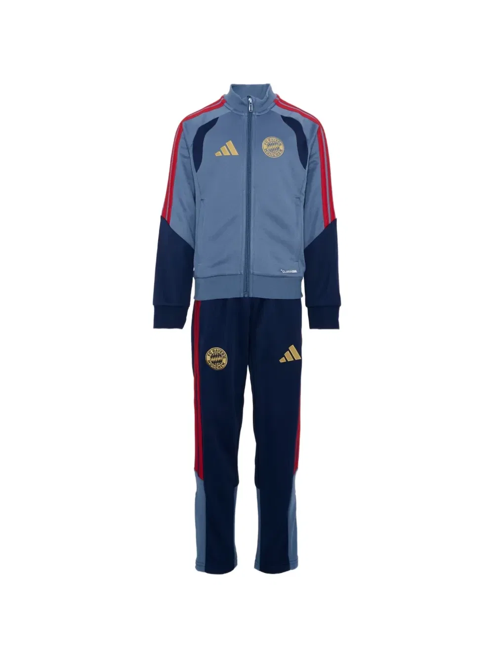 Спортивный костюм с панелями и вышитым логотипом X FC Бавария Мюнхен Adidas Kids, синий