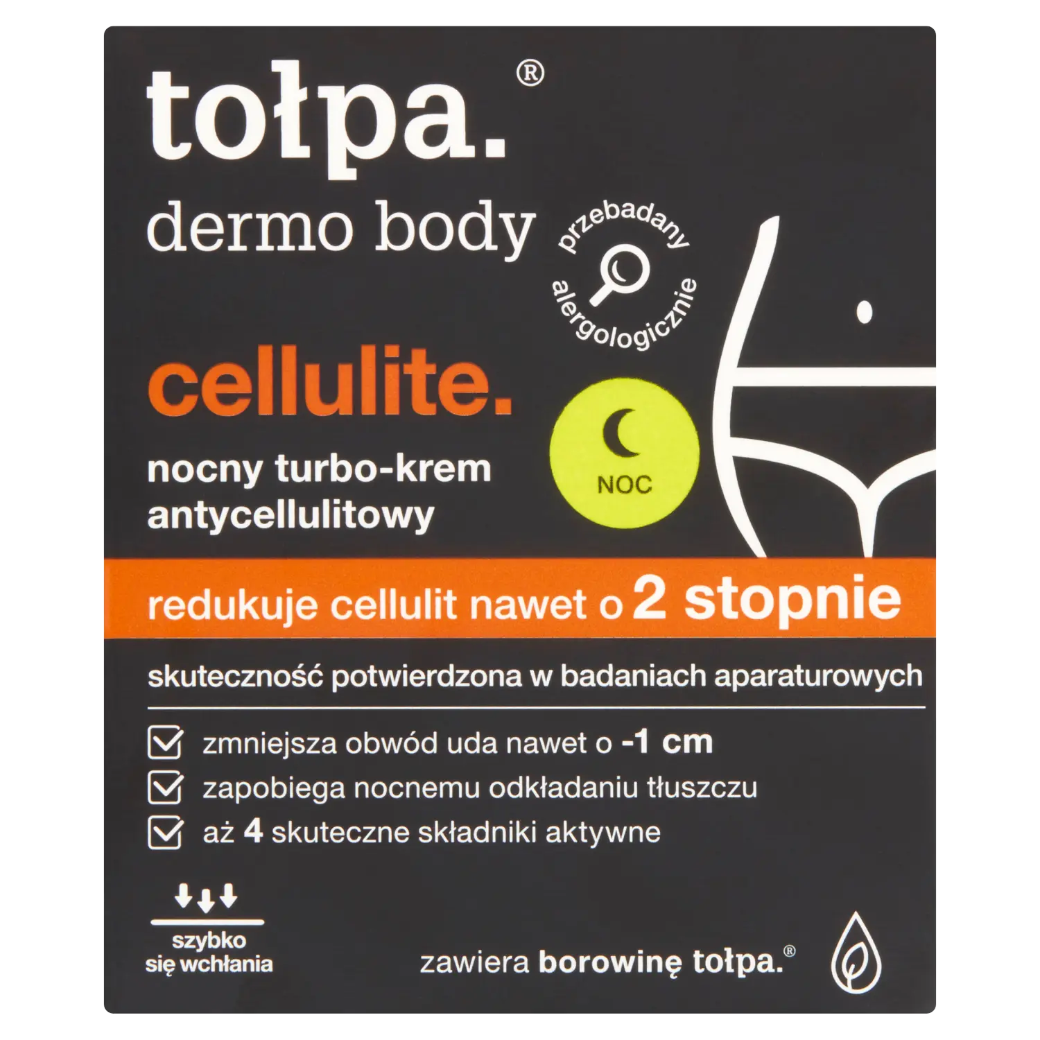 Tołpa Dermo Body Cellulite антицеллюлитный ночной турбокрем, 250 мл — фото 2