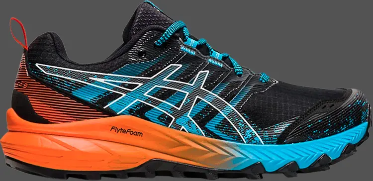 

Кроссовки gel trabuco 9 'black blue orange' Asics, черный