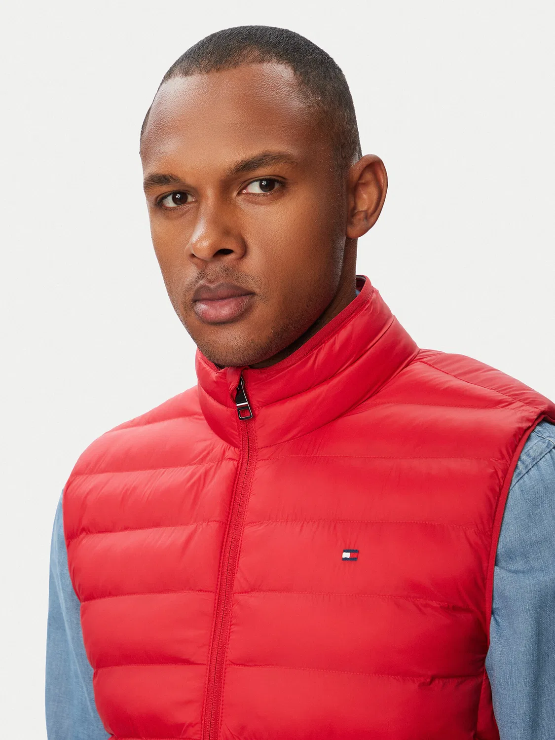 Мужской жилет стандартного кроя Tommy Hilfiger, красный — фото 4