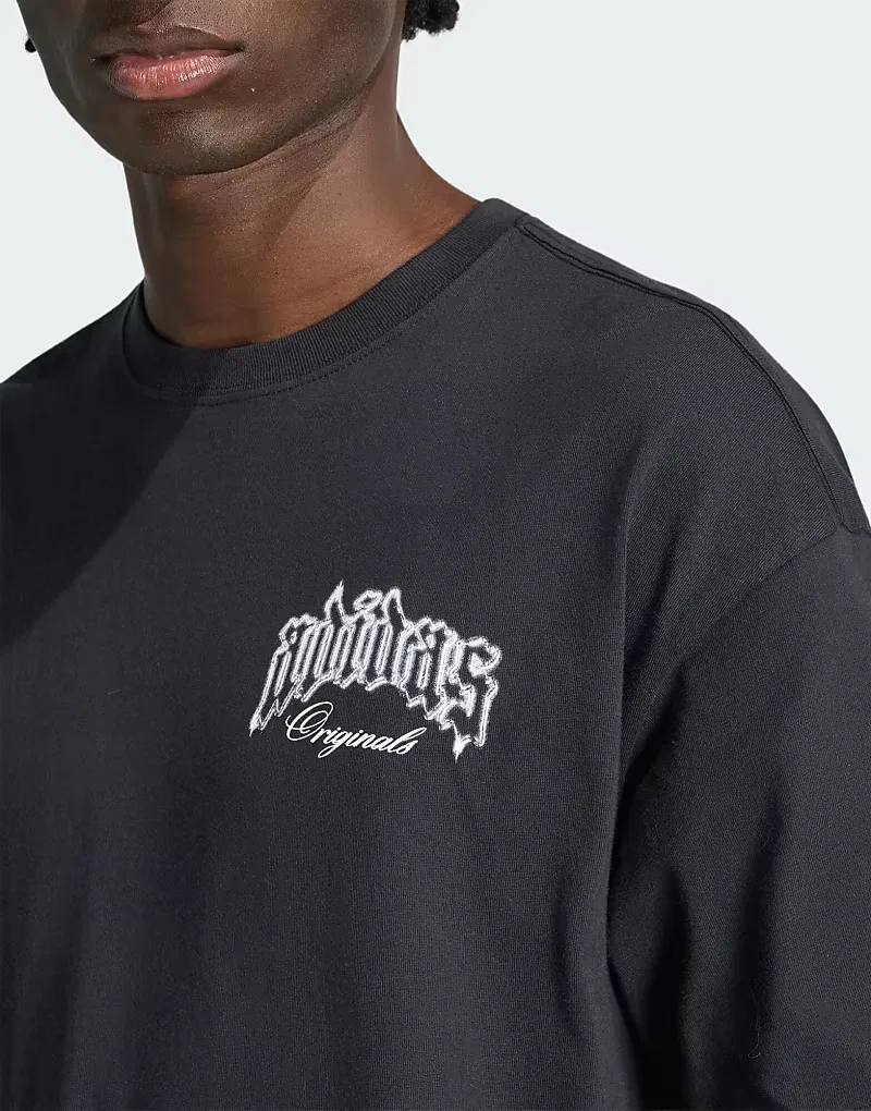 Футболка Adidas Originals Sst arch, черный — фото 2