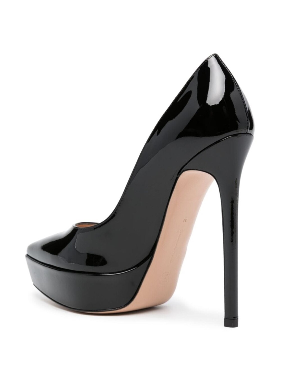 Gianvito Rossi лакированные туфли-лодочки, черный — фото 3