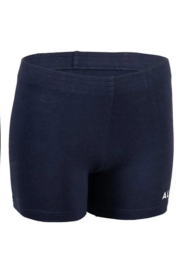 Детские шорты для девочек с принтом v100 Decathlon, Dark Navy Blue