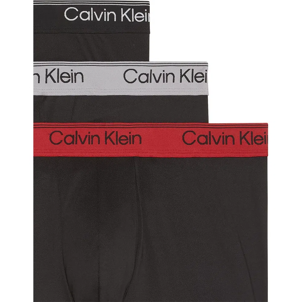 Мужские трусы-боксеры с микрофиброй Calvin klein LV00NB4409, Black — фото 2