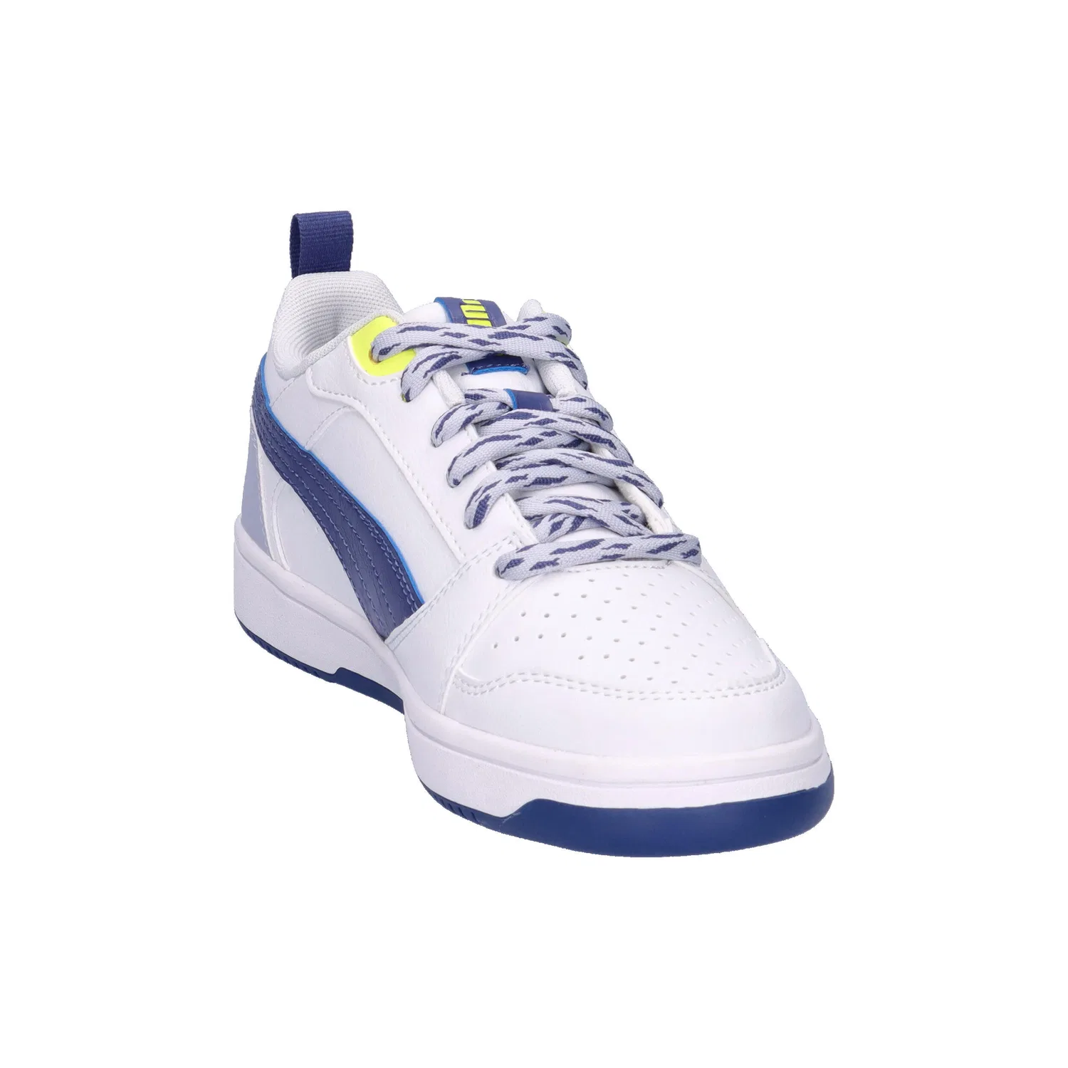 Детские кроссовки с принтом Rebound V6 Lo Flying Jr Puma, Weiss — фото 2