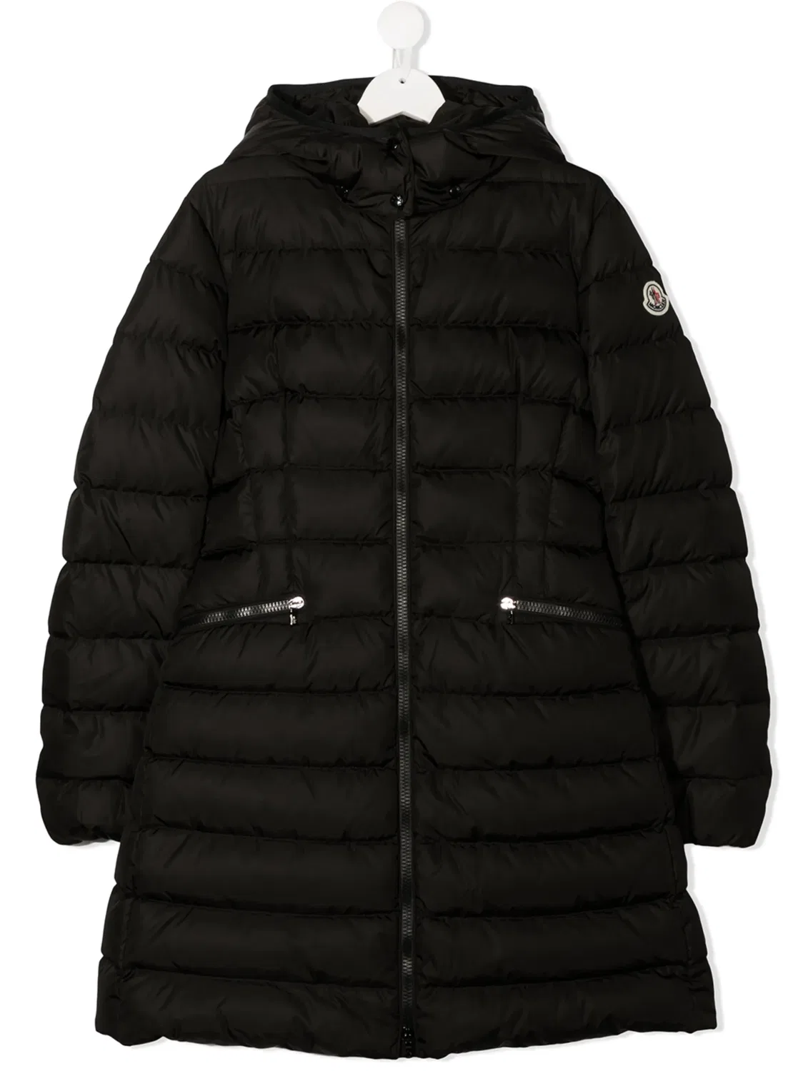 Moncler Пуховик с капюшоном, черный