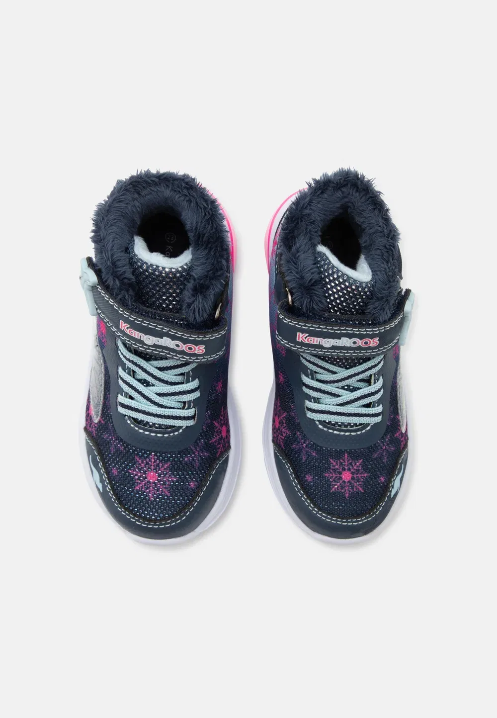 K slg adonis mid blinky - детские туфли Kangaroos, Dark Navy/Blue Sky — фото 4