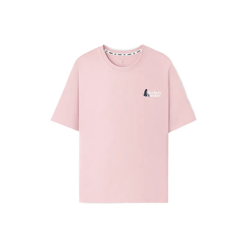 Детская футболка с круглым вырезом Chalk Pink 01SX Skechers