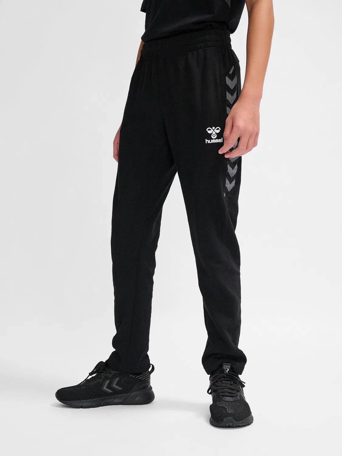 Детские спортивные штаны с регулируемой талией Hmlauthentic Hummel, Schwarz