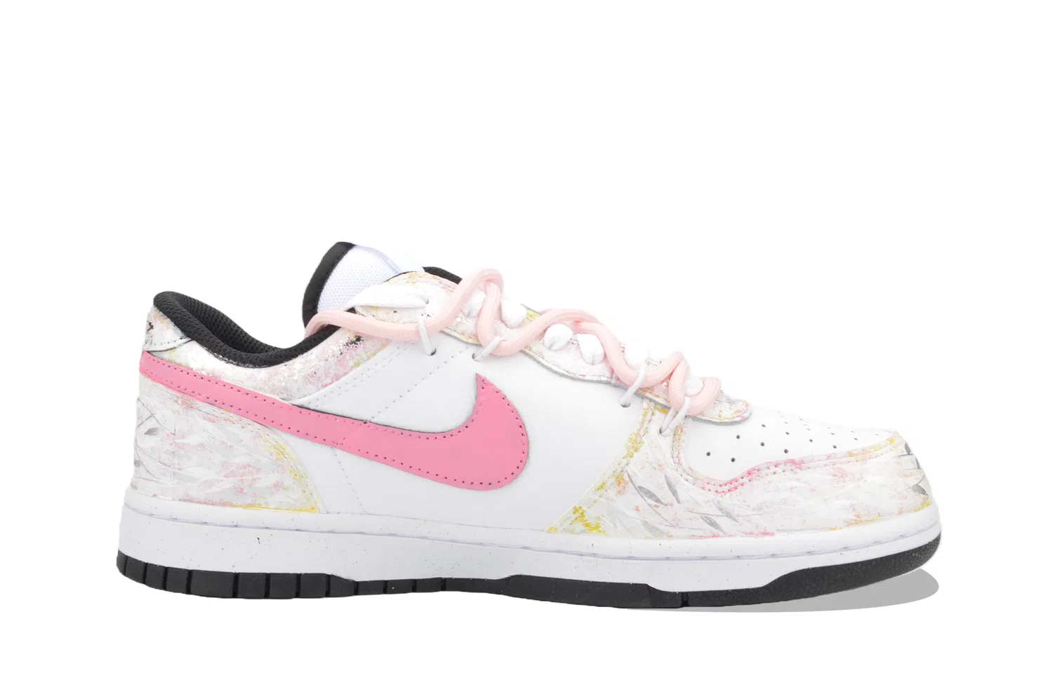 Детские кеды для скейтбординга Nike Big, Pink/White — фото 4