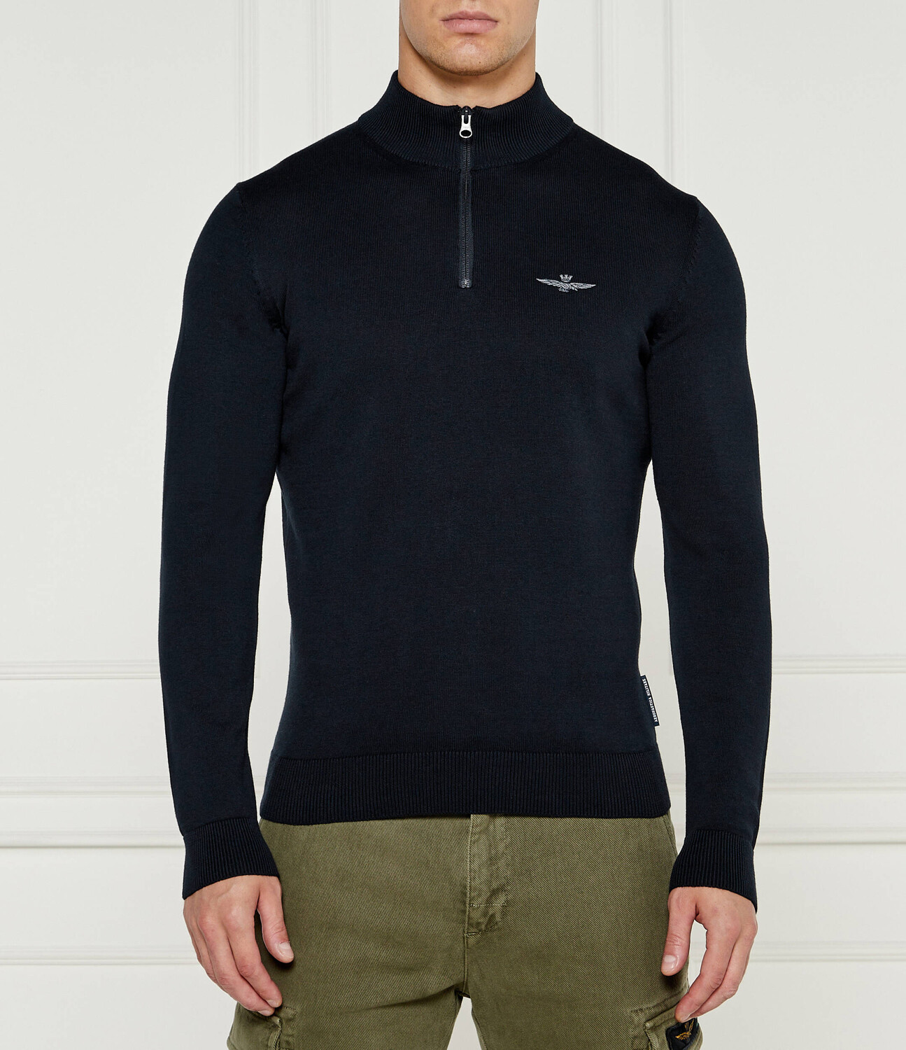 

Свитер Aeronautica Militare Regular Fit, темно-синий