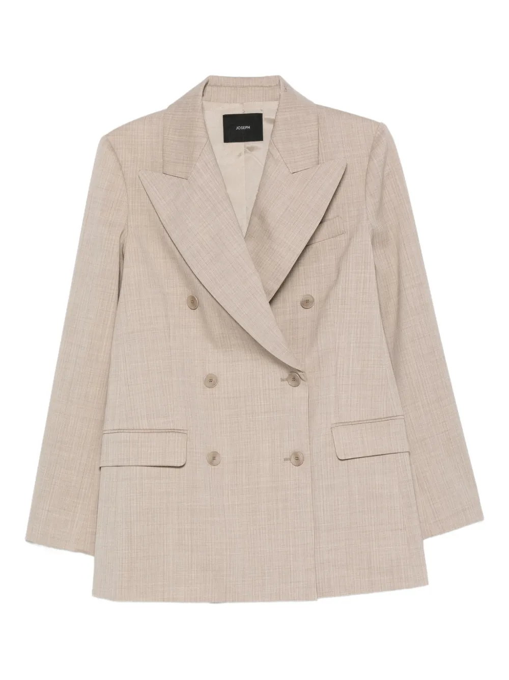 

Двубортный пиджак в клетку Joseph, нейтральный