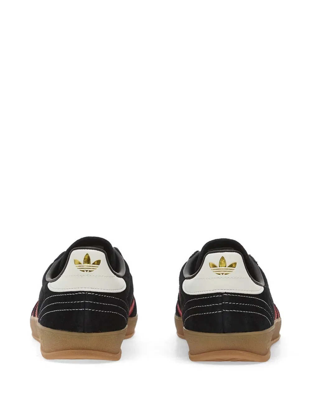 Кожаные кроссовки Gazelle Adidas, черный — фото 3