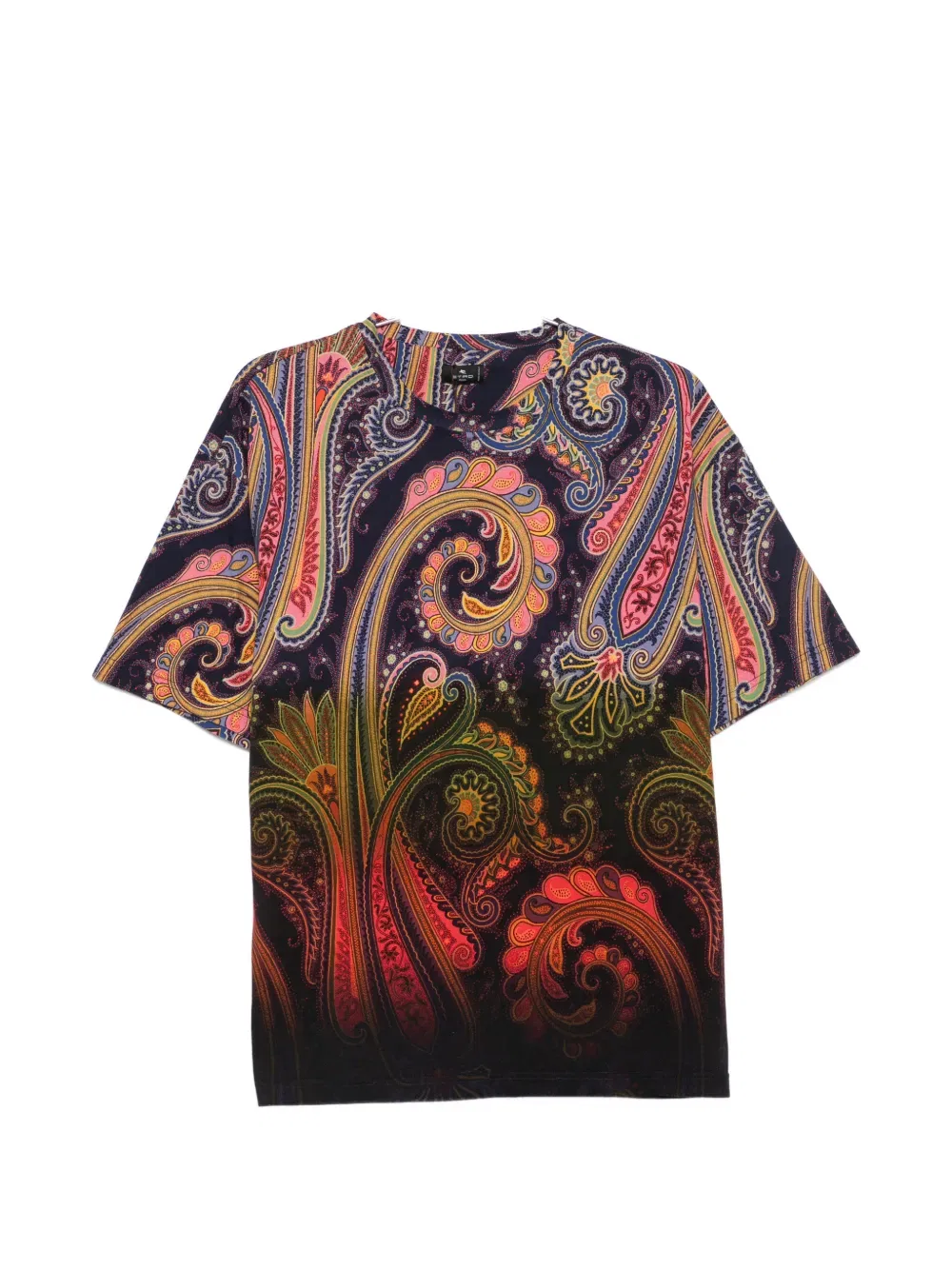 Футболка с узором пейсли Etro, синий