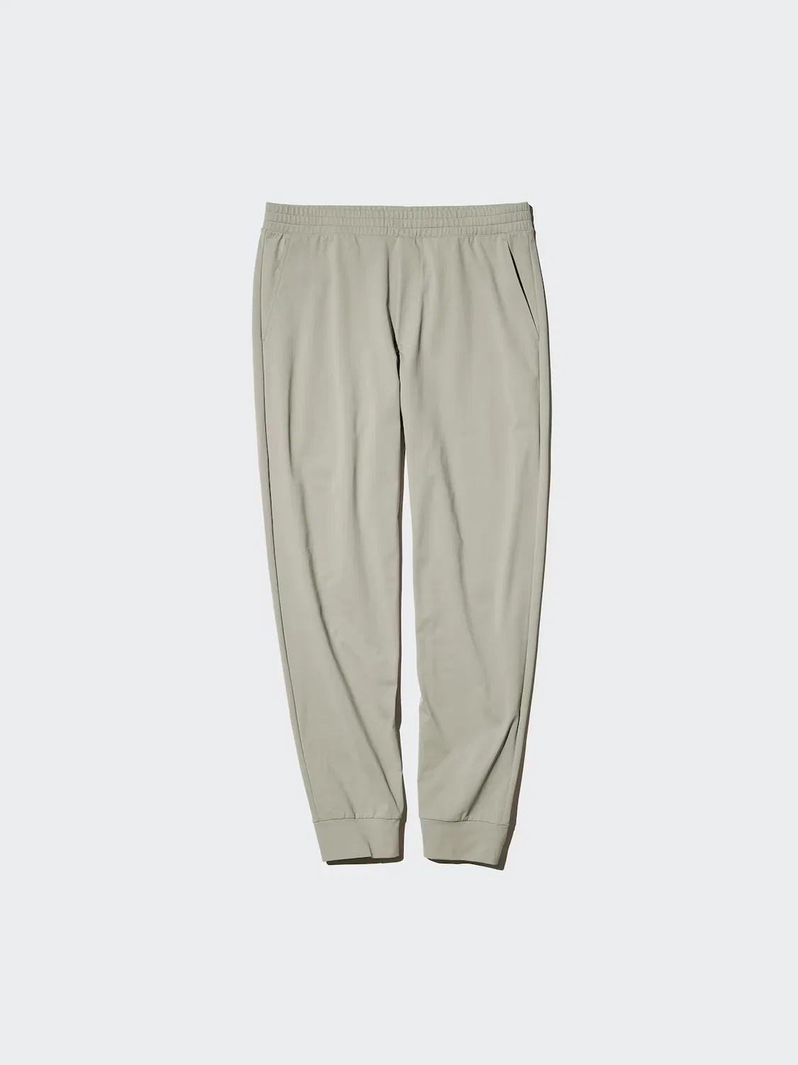 Эластичные спортивные брюки-джоггеры / удлиненный крой Uniqlo, черный — фото 4