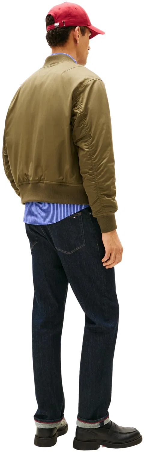 Мужская куртка-бомбер с молнией Tommy Hilfiger, Khaki Army Green — фото 2