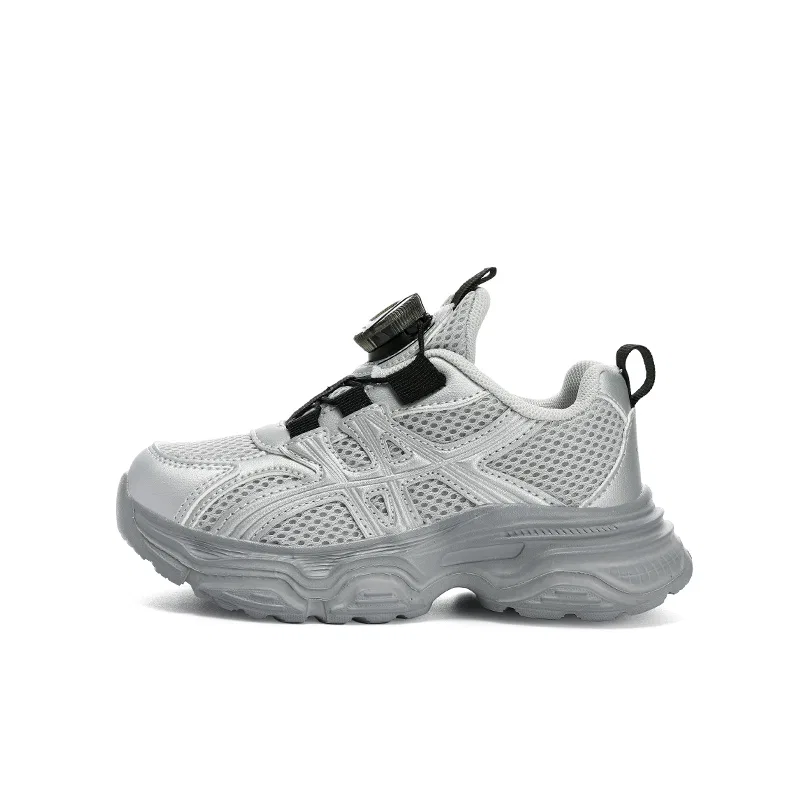 Детские кроссовки с сетчатым верхом Jeep Running Collection, Star Diamond Silver/Ivory White