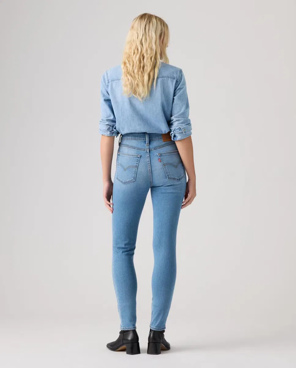 Женское узкие джинсы, Vaquero Pitillo 721 High Rise Skinny Tiro Alto, Levi's, синий — фото 2