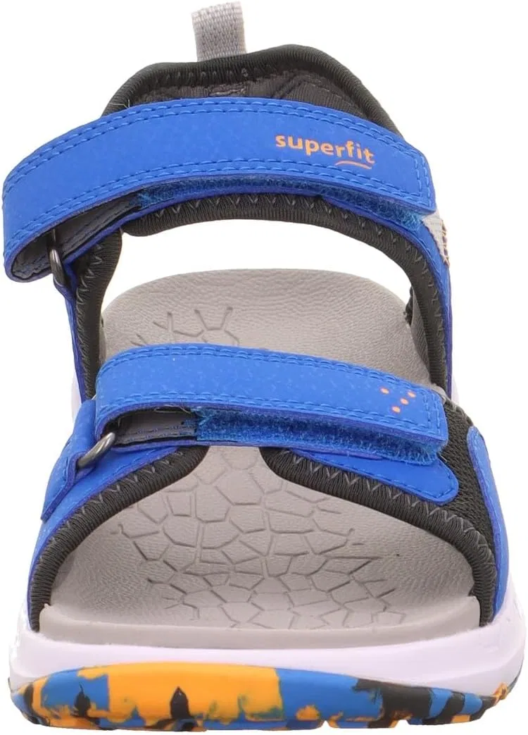 Детские сандалии для мальчиков с перекрестными ремешками Superfit, Blue Orange — фото 2