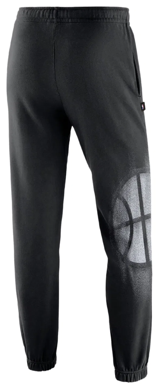 Мужские брюки с технологией Therma-FIT Jazz Basketball Icon Nike, черно-белый — фото 2