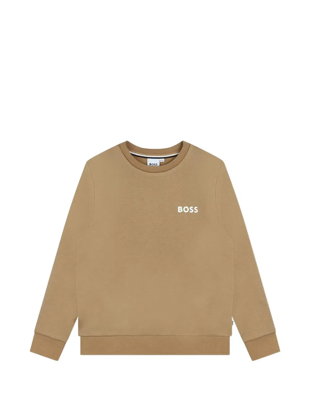 Толстовка с логотипом BOSS Kidswear, коричневый