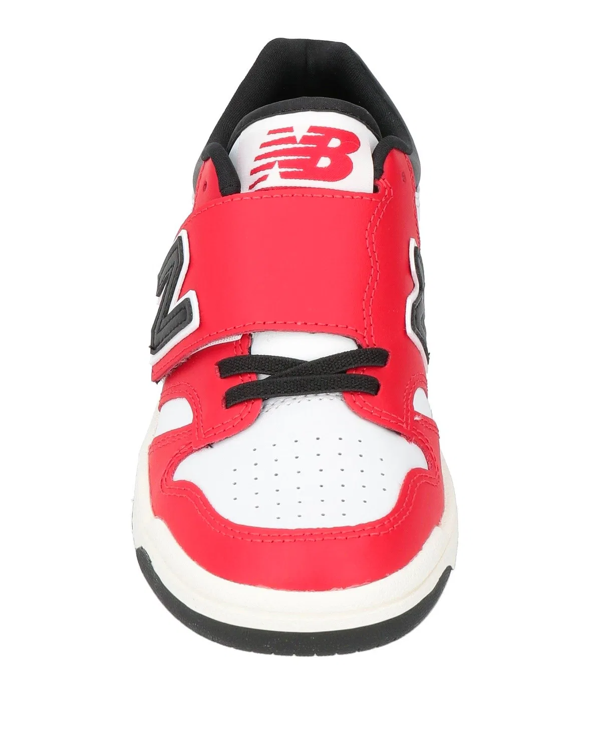 Детские кроссовки для девочек на липучке New Balance, красный — фото 4