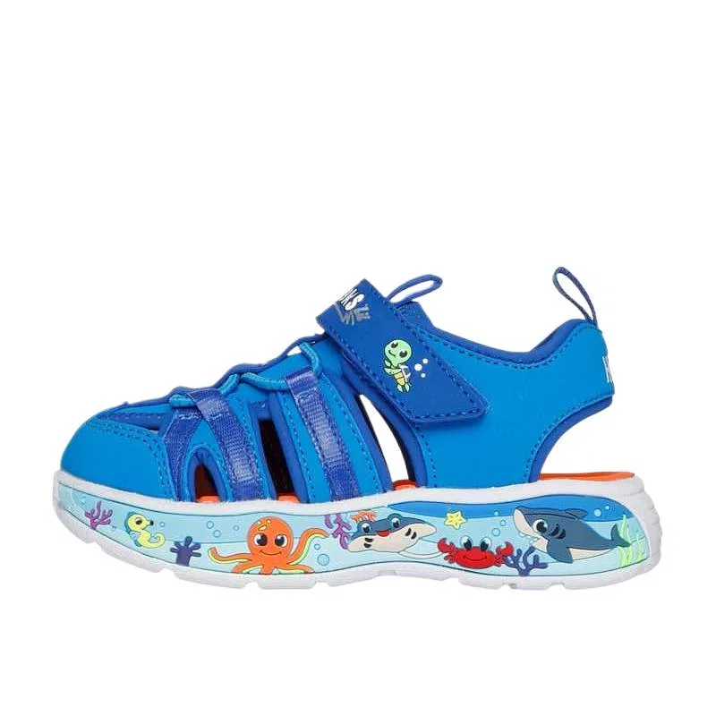 Детские кеды для малышей плетеные Skechers Kids, Light Blue