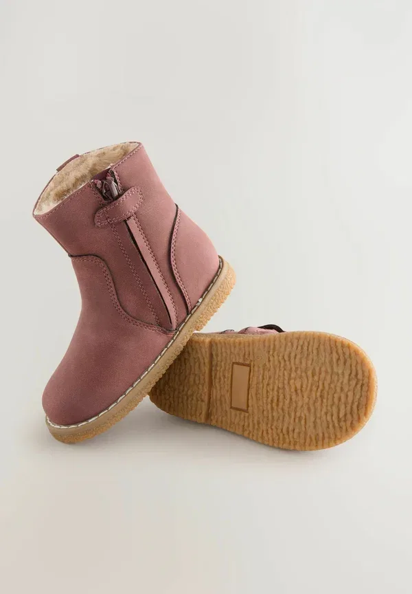 Ботинки с вырезами Regular fit western baby shoes Next, Berry Pink, розовый — фото 3