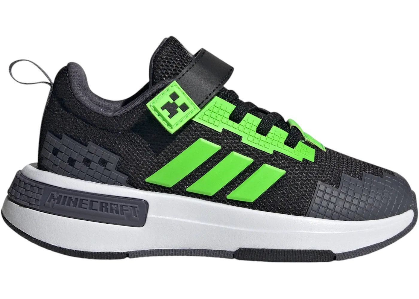 Детские кроссовки Lifestyle с дизайном Minecraft Adidas Pro, Core Black/Cloud White/Aurora Onix