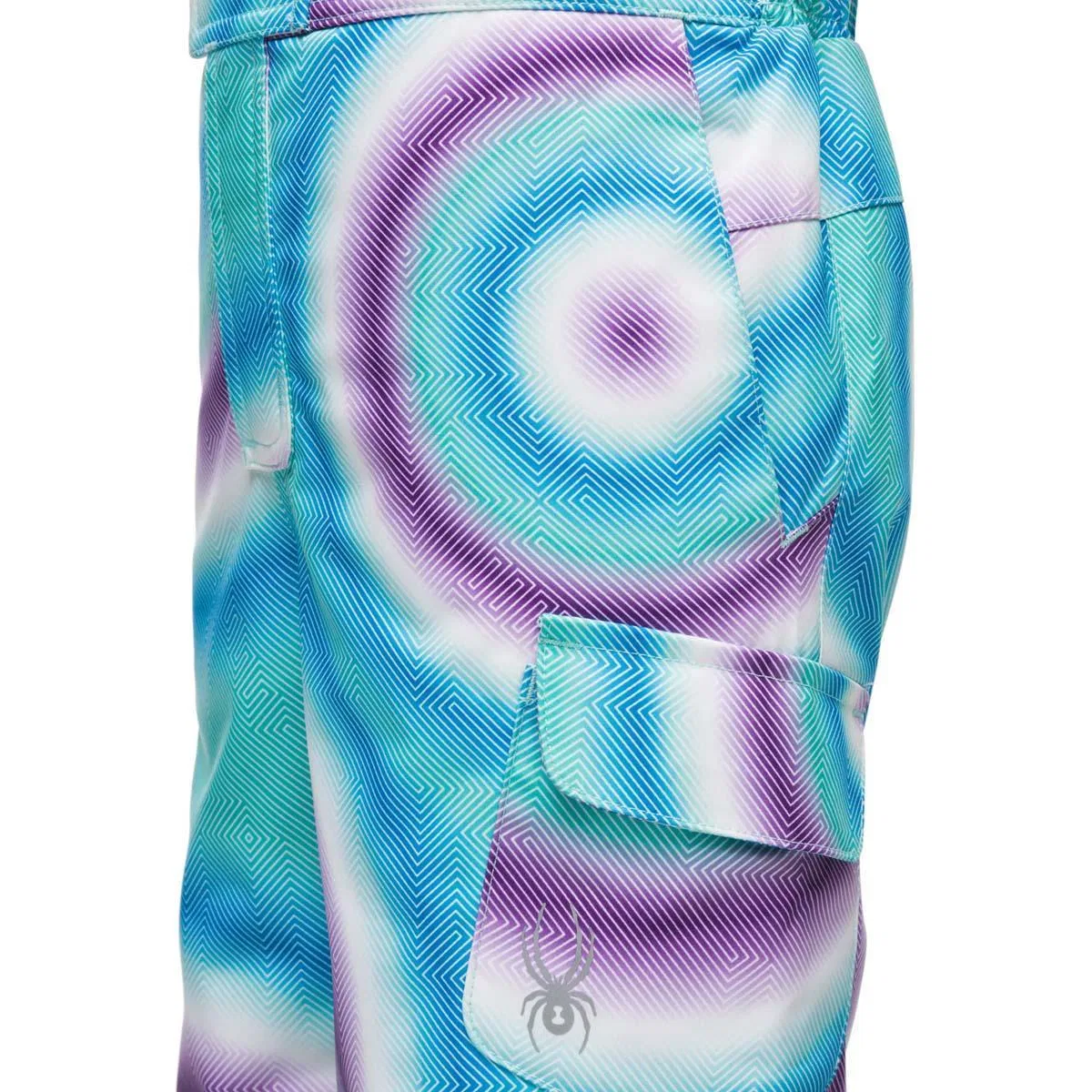 Снежные штаны с флисовой подкладкой Sparkle Pant для девочек, Spyder, Magic Eyes Print Vintage — фото 3