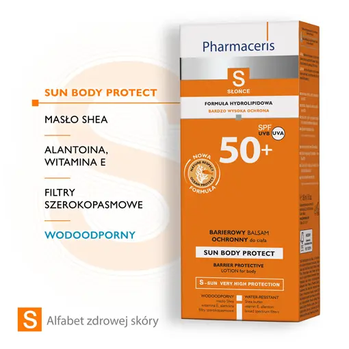 Pharmaceris S Защитный лосьон для тела «Барьер» SPF50+, 50 мл — фото 4