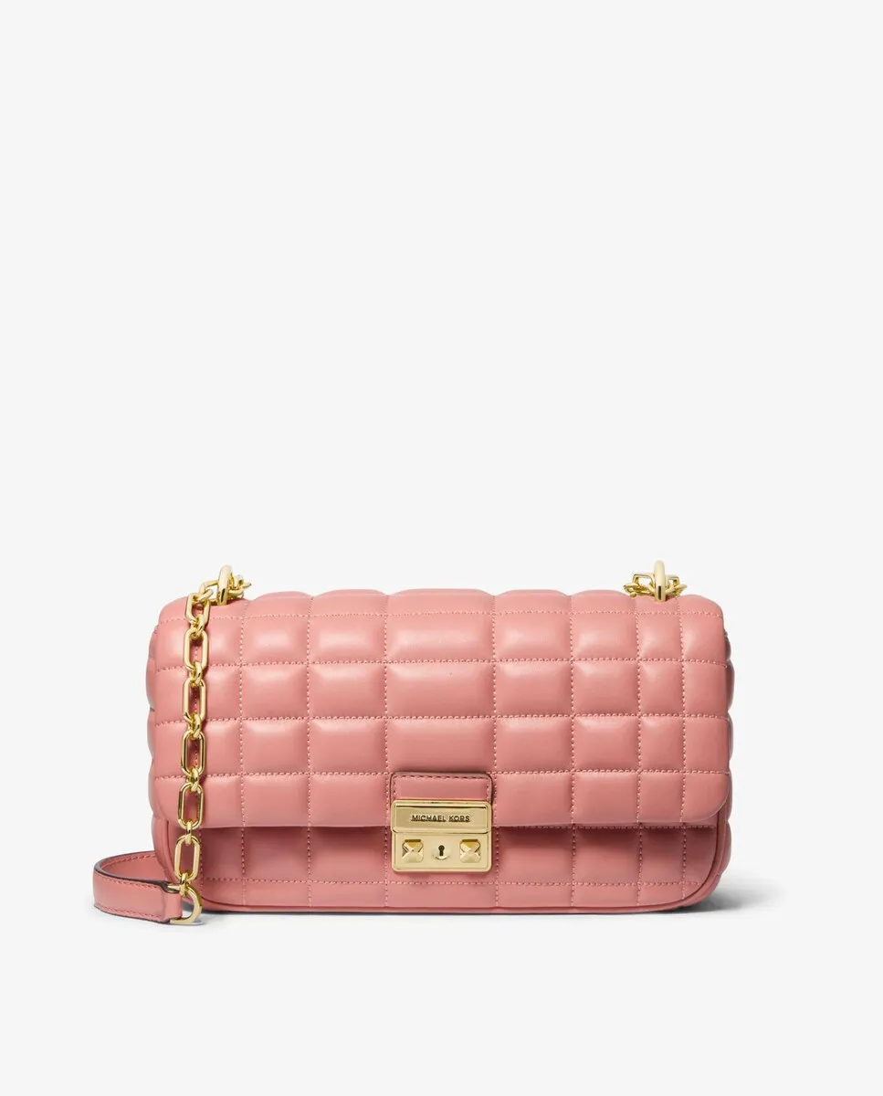 

Сумка через плечо из стеганой кожи Tribeca Michael Michael Kors, розовый