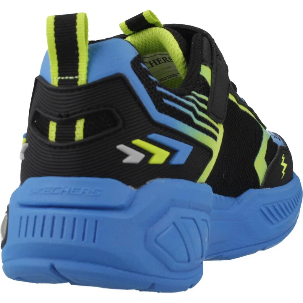 Детские кроссовки со светящейся подошвой Skechers Light Storm, Schwarz — фото 3