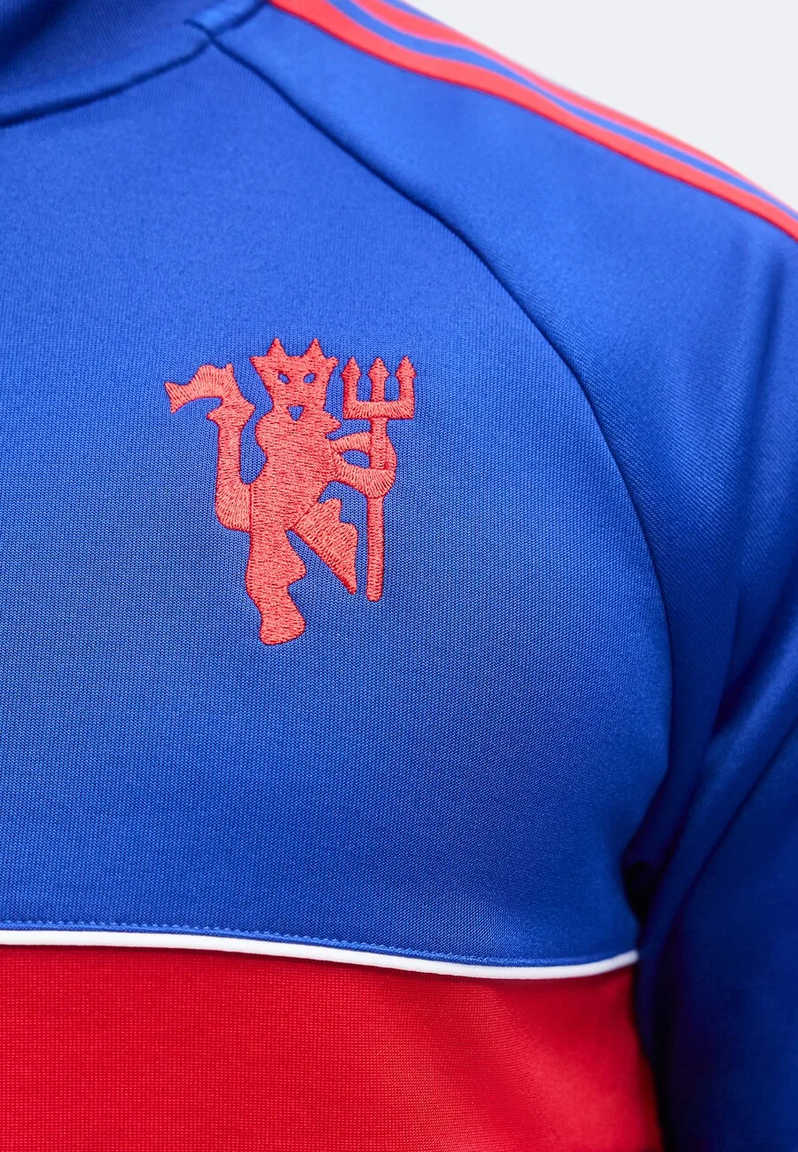 Тренировочная куртка ADIDAS PERFORMANCE 'Manchester United' в королевском синем цвете — фото 3