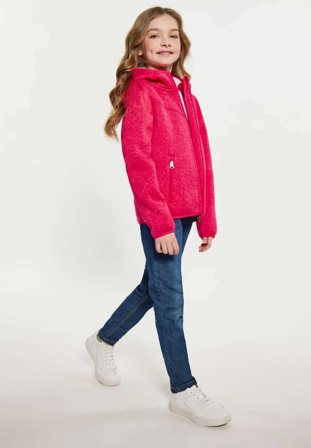 Кардиган Schmuddelwedda, Himbeerpink Melange