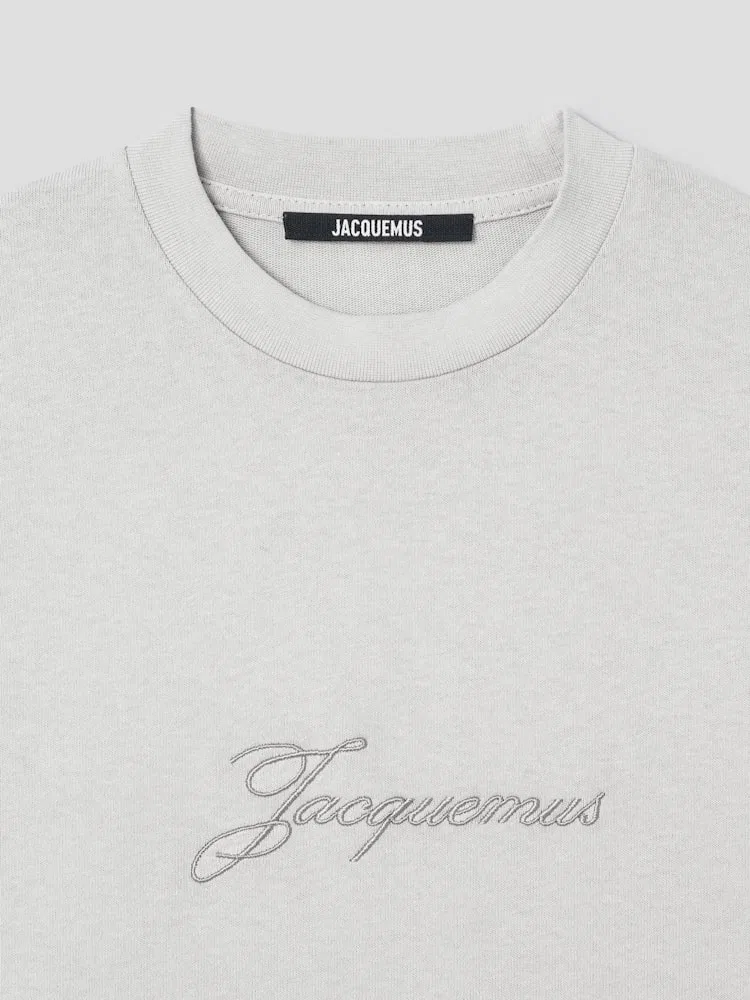 Футболка с принтом Le Tshirt Pigmento JACQUEMUS, Beige — фото 3