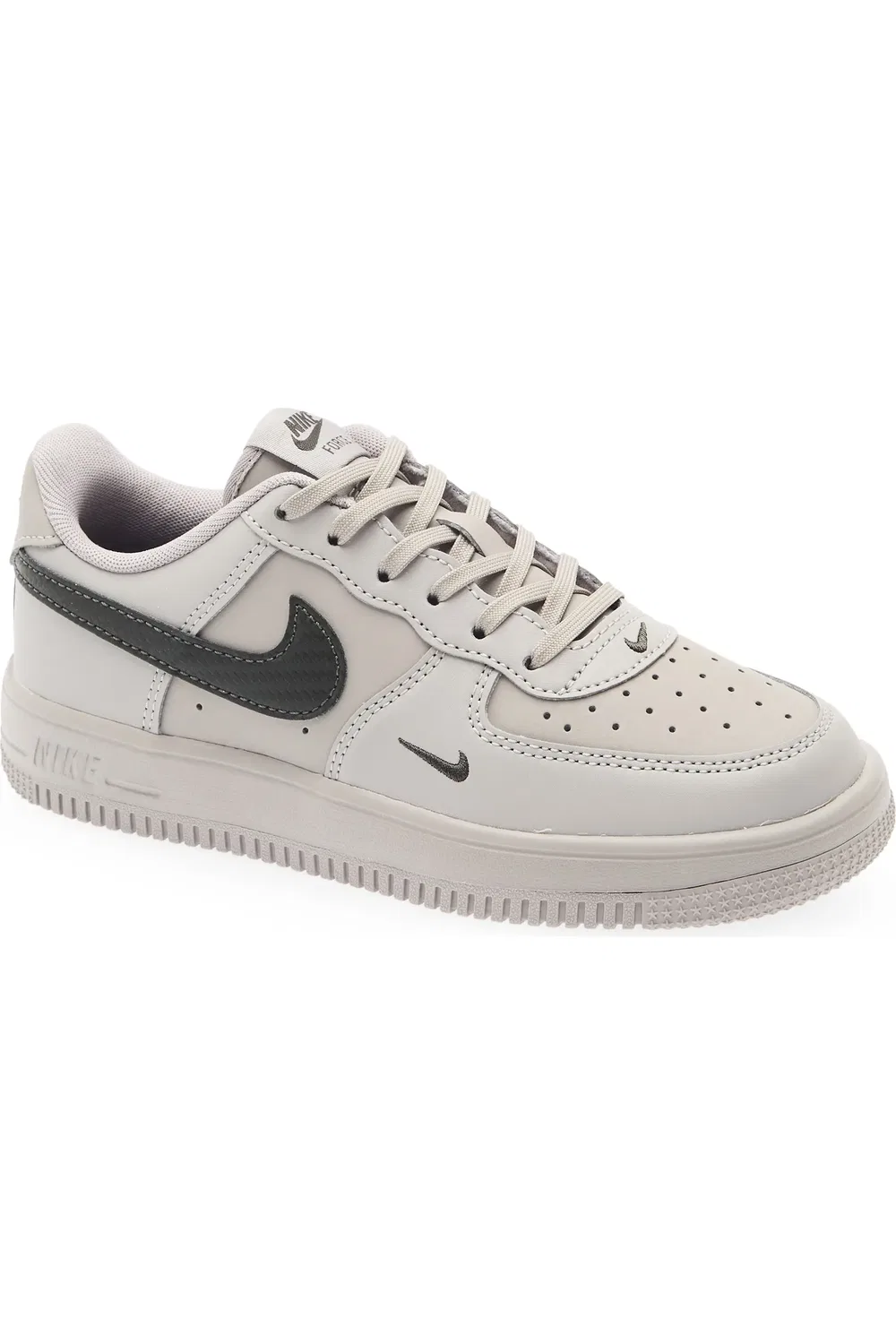 Детские кроссовки баскетбольные Air Force 1 Nike, College Grey/Newsprint