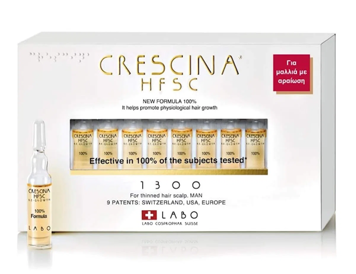 Средство Crescina HFSC для роста волос для мужчин (1300 - сильное выпадение) Crescina
