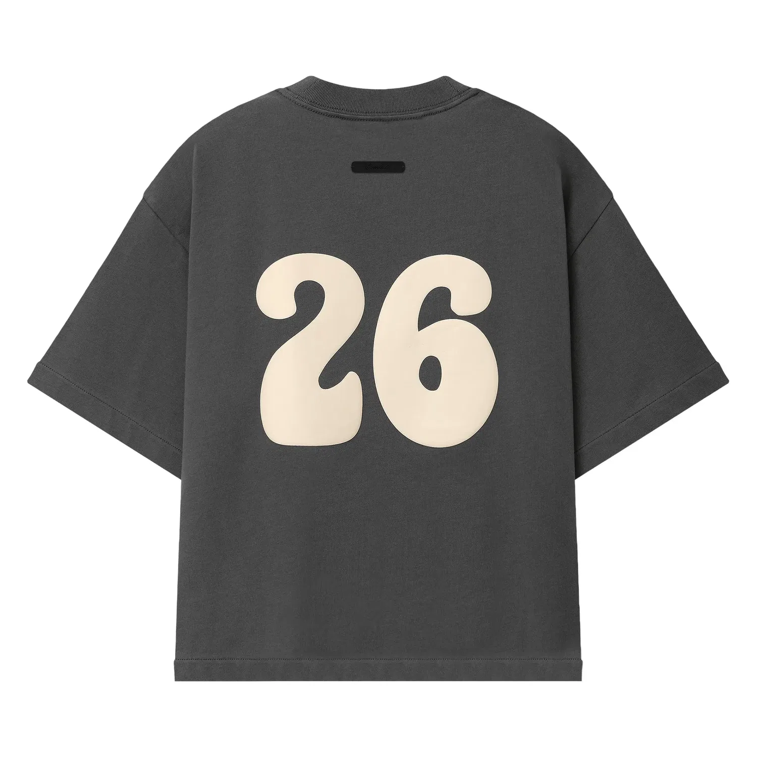 Футболка Fear of God Essentials Merch Tee свободного кроя, серый — фото 2