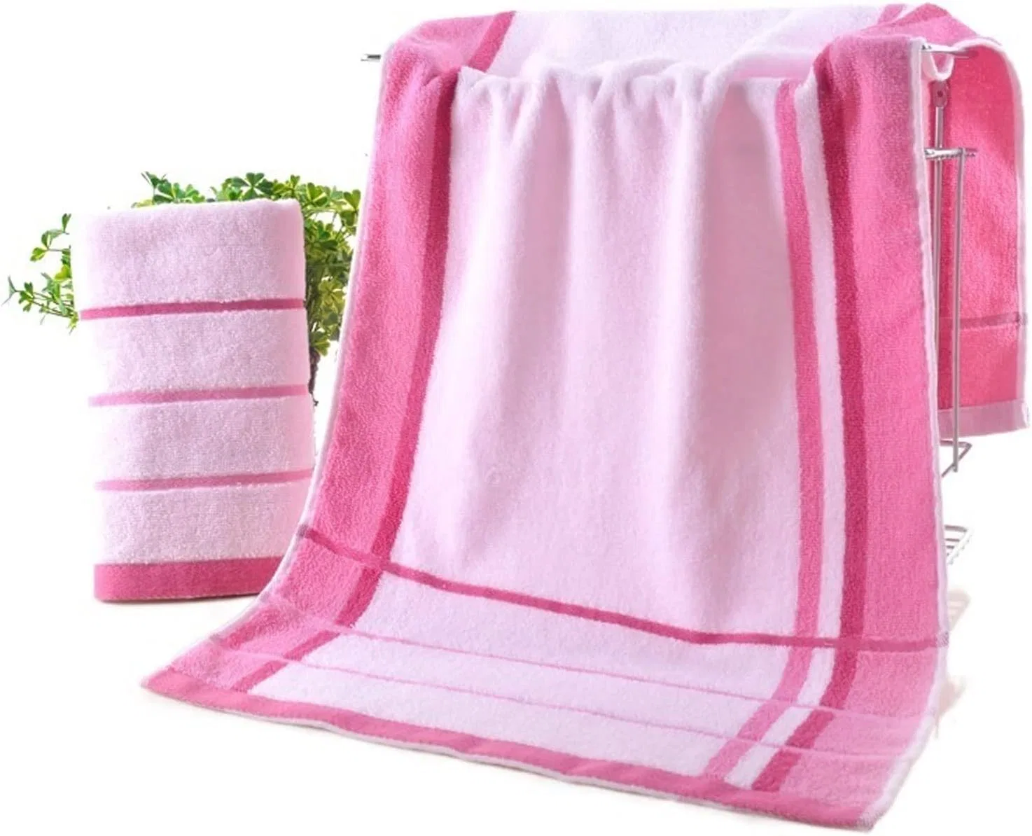 Мочалка для душа, микрофибра, 7LiuYueFei6, 1 шт, Pink