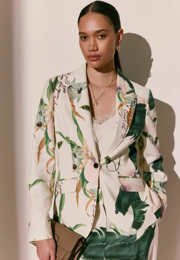 Блейзер с цветочным принтом Blazer Next floral print — фото 3