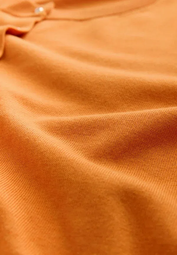 Кардиган вязаный Petite fit - soft touch cotton rich crew neck cardigan Next, Orange, оранжевый — фото 3