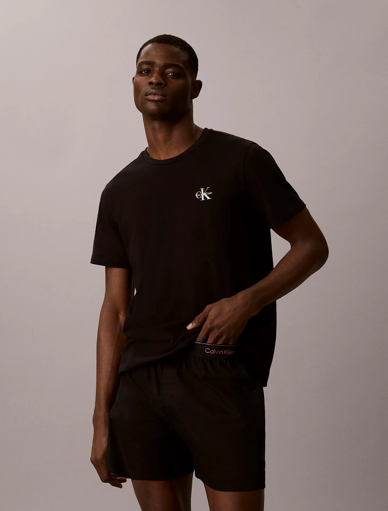 Футболка Calvin Klein Lounge Cotton Classics Pride, черный