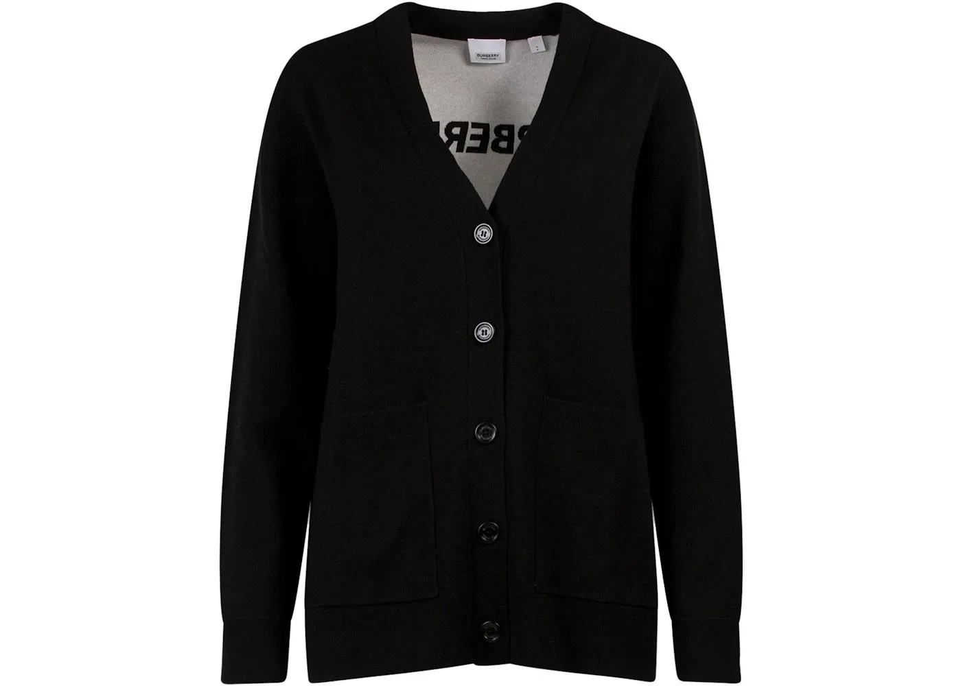 Женский кардиган из шерстяной смеси Cardigan Burberry, Black