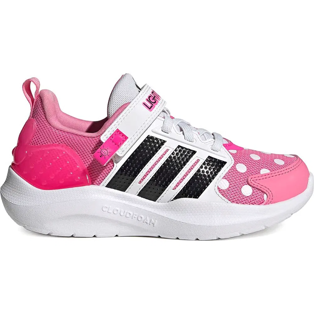 Детские кроссовки Disney Minnie Lightorama Runner Adidas, Pink/Pink/Pink — фото 2