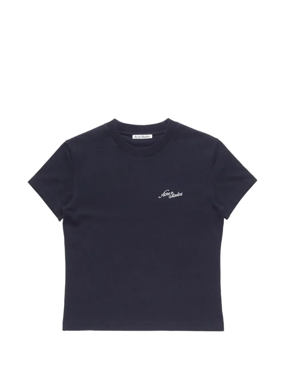 Футболка с вышитым логотипом Acne Studios, синий