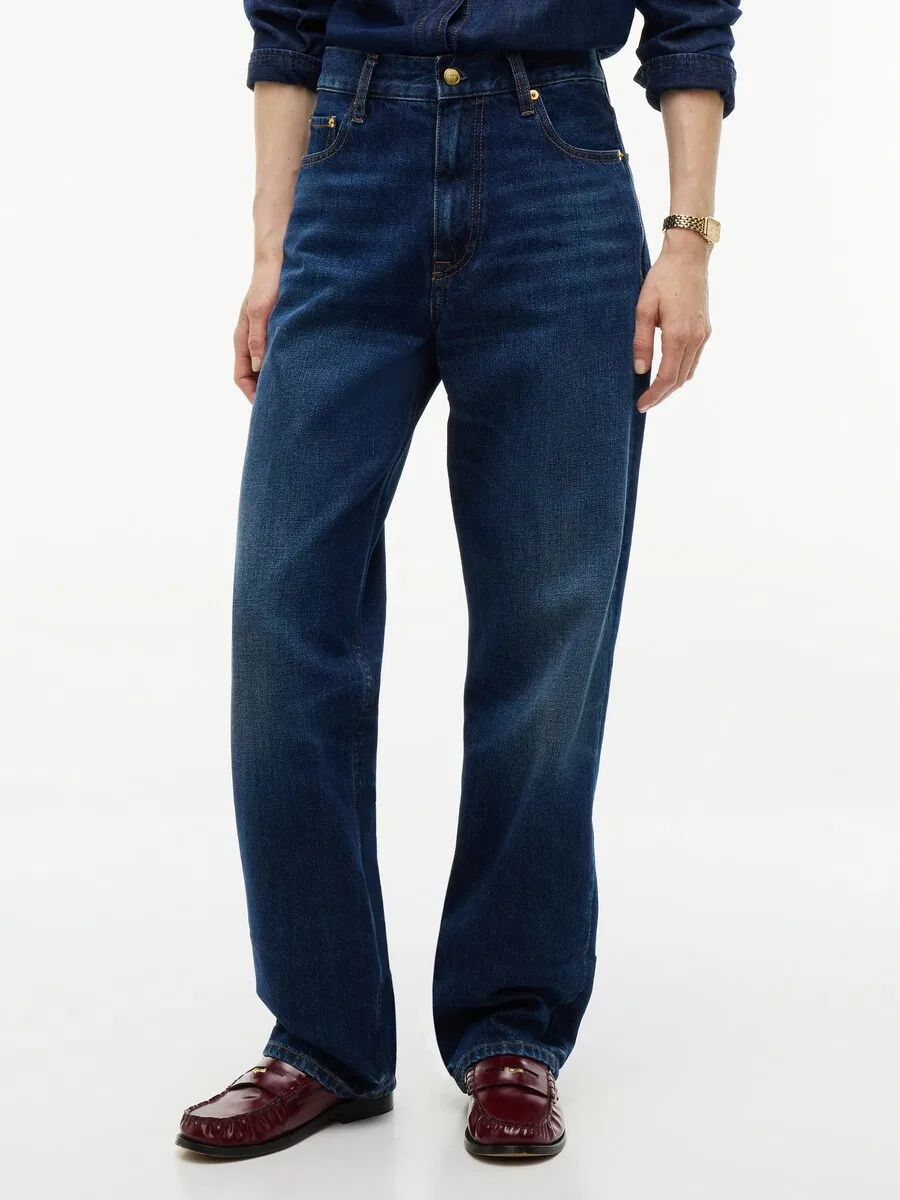 Джинсы TOMMY HILFIGER Regular 'SARAH' темно-синего цвета — фото 2