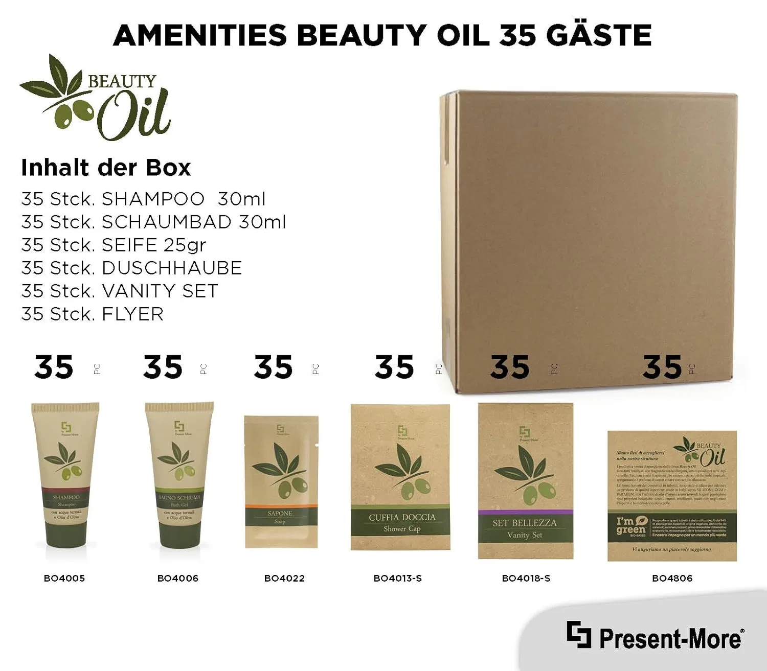 Набор косметики Beauty Oil, PRESENT-MORE, 35 наборов — фото 2