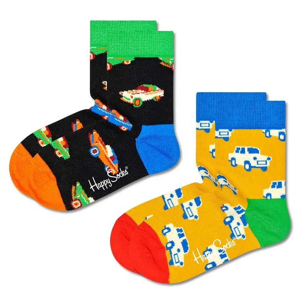 Носки Car 2 пары Happy Socks, желтый